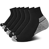 Nautica Womens Quarter Socks - 6 Pack Cushioned Moisture Wicking Athletic Socks for Women for Gym, Running, Sports (4-10)