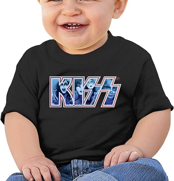 Amazon Co Jp Kiss Band キス バンド Tシャツ ベビー服 新生児服 半袖 子供服 赤ちゃん服 おしゃれ お出かけ服 上着 ふわふわ 可愛い キッズ 幼児 出産祝い 6ヶ月 2歳 着替え便利 服 ファッション小物