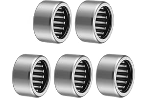 FOCMKEAS 5 Pcs RC162110 Needle Roller Bearings 1" ID x 1 5/16" OD x 5/8" Width One Way Bearing Drawn Cup Needle Bearing Open 