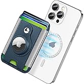 ExtreLife For Magsafe Wallet with Airtag Holder, 6-Card Holder, Stronger Magnetic Card Holder for iPhone 17/16/15, iPhone 14/13/12 Series, Mag Safe Wallet, RFID Blocking, Not included Airtag, Blue