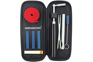 MiriamSong Piano Tuning Tuner Kit-The Best Tuner Set Including Universal Star Head Hammer, Mute tools, Felt Temperament Strip