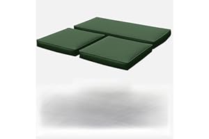 Tounosnt 3 Pack Outdoor Cushion Covers, Patio Cushion Covers Replacement for Outdoor Furniture Fit for 4 Pieces 4-Seater Wicker Rattan Patio Set Chair Couch,36x18x2,18x18x2(Only Cover)