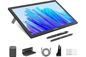 HUION KAMVAS Pro 19 4K UHD Drawing Tablet with Touch Screen, 96% Adobe RGB Drawing Monitor with 1.07 Billion Colors, PenTech 