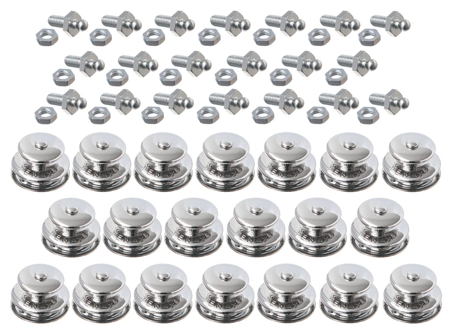 New Marine TENAX Upper Parts Large + M5 x 10 mm Threaded Screws Pack of 20