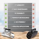 DR.ÖTEK Stainless Steel Sand Scoop Shovel for Metal Detecting Beach Treasure view 3