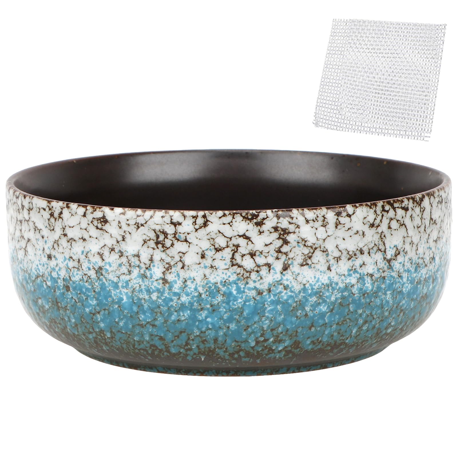 kilolfy Happy Bonsai Pot 6.5 inch Glazed Ceramic Succulent Planter Container
