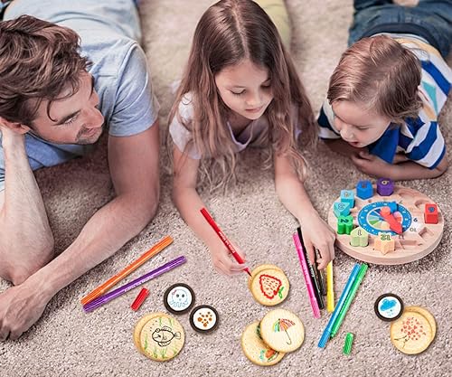 10 Color Edible Food Markers - Double Tip Food Coloring Pens For Cookies, Cakes & Easter Eggs