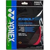 Yonex Exbolt 65 Badminton String Set (Choice of Color) (Red)