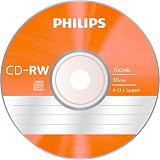 Philips CD-RW 80Min Blank Disc 5 Pack 700MB 4-12x Speed Jewel Case view 5