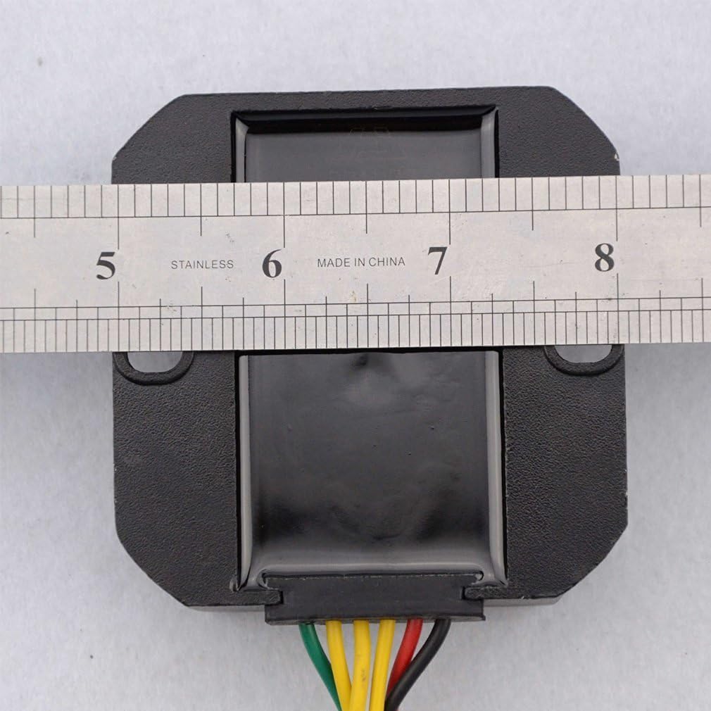 GOOFIT 6 Pin Voltage Regulator Rectifier Replacement For Elite CH150 CH150D Scooter ATV - Image 3