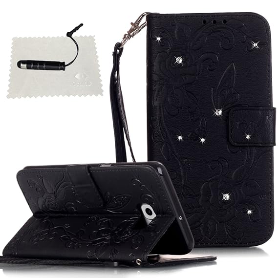 TOCASO Hülle für Galaxy S6 Edge Plus Leder Hülle, SchutzHülle Flip für Samsung Galaxy S6 Edge Plus, Case SchutzHülle Wallet C