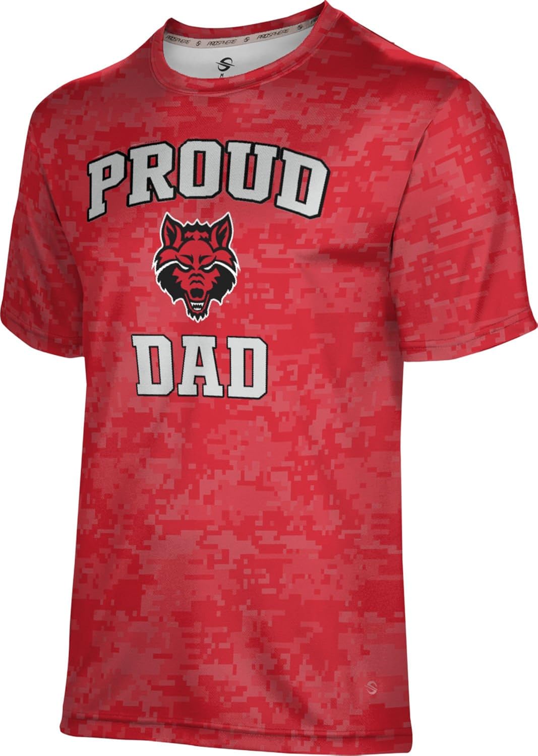 Wholesape Cheap Prosphere Arkansas State University Fathers Day Mens Performance T Shirt Digital Cheap Online Maaun Net