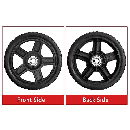 6 Inch Ride On Mower Rims 6 Inch Push Mower Wheel Replacement Kit Lawn Mower Wheel Kit - 6 Inch ...