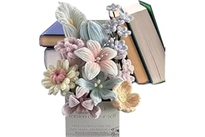 Chenille Stems Flower Kit - DIY Chenille Stems Bouquet Craft Indoor Decor,Pipe Cleaner Flower Making Kit | for Home Bedroom S