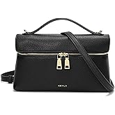 Keyli Women's Top Handle Bag Leather Small Handbags Trendy Designer Crossbody Shoulder Bag for Women Cute Quiet Purses