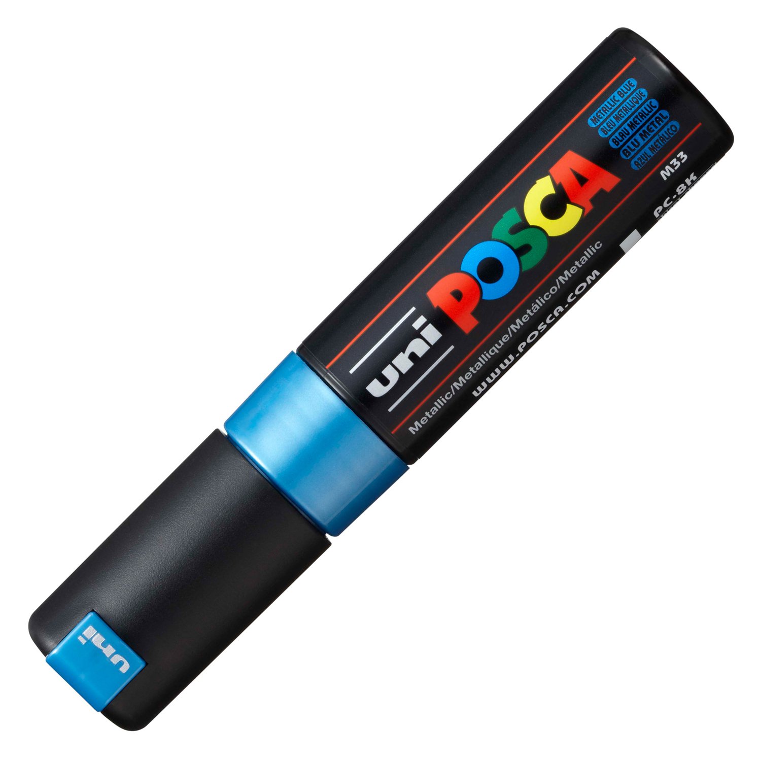 Uni Posca Paint Marker PC-17K Extra Broad Chisel Tip Blue - View #3