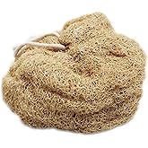 Natural Organic Loofah Sponges Large Exfoliating Shower Bath Loofah Luffa Loofa Body Scrubbers Sponges for SPA Beauty Bath and Radiant Skin Bathing Sponge
