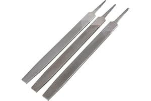 EPICOVER 3 PCS 10 Inches Mill File Set, Single Cut Files for Laminate Cutting, Profile Mill Cut, Fine Medium Coarse Teeth Lamination Mill File for Precision Work on Steel and Formica