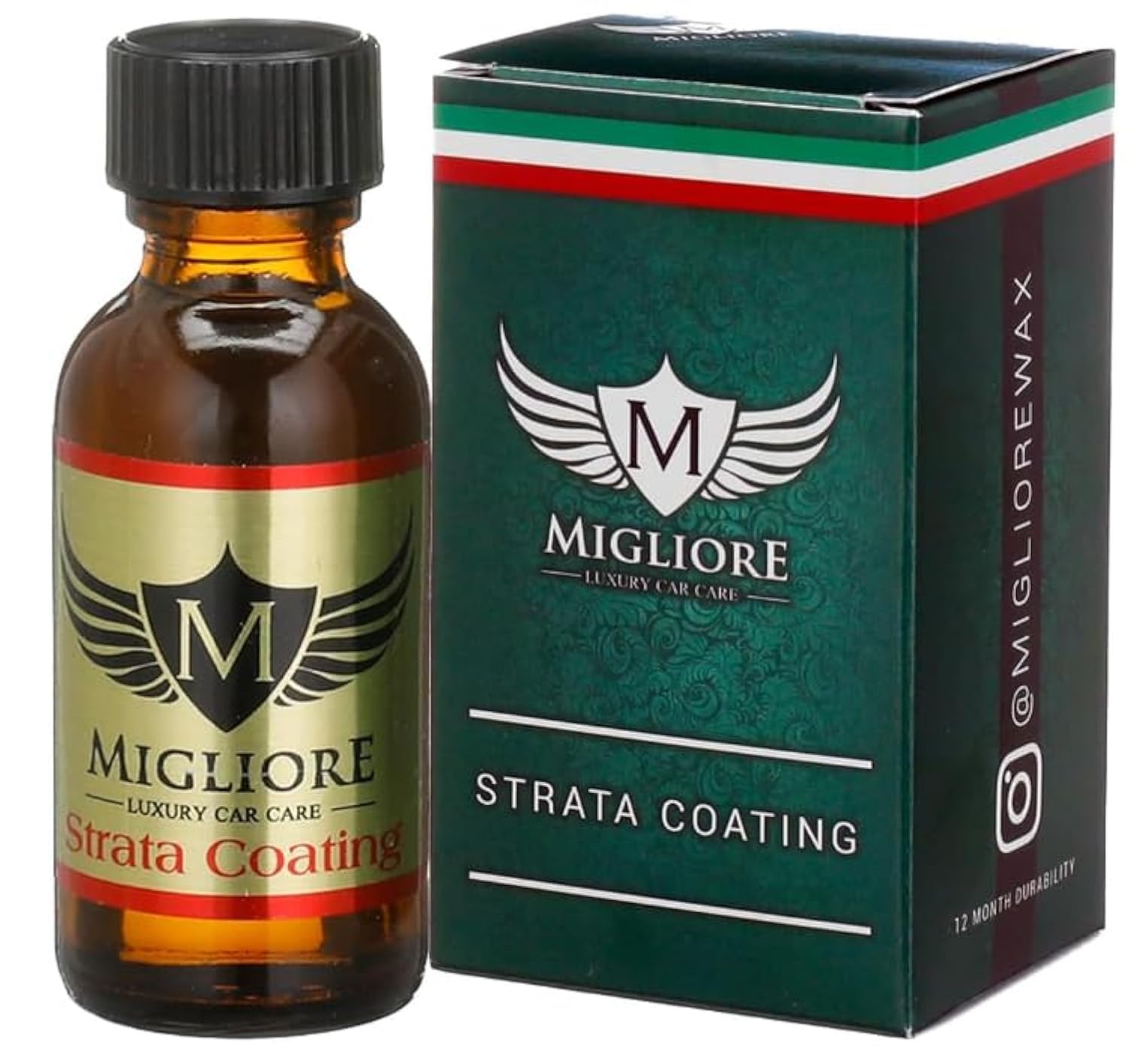 Migliore Strata Coating: High Gloss SiO2 Ceramic Coating & Car Sealant