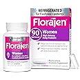 Florajen Women's Vaginal Probiotics, Provides Gut Health & Constipation Relief for Adults and Bloating Relief for Women, 90 Capsules (3 Packs of 30) (Refrigerated)