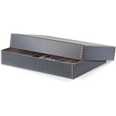 Gaylord Archival Blue/Grey Newspaper Preservation Box - 13W x 18L x 3" H