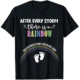 Pregnancy Announcement Shirt Rainbow Baby Due in July 2019