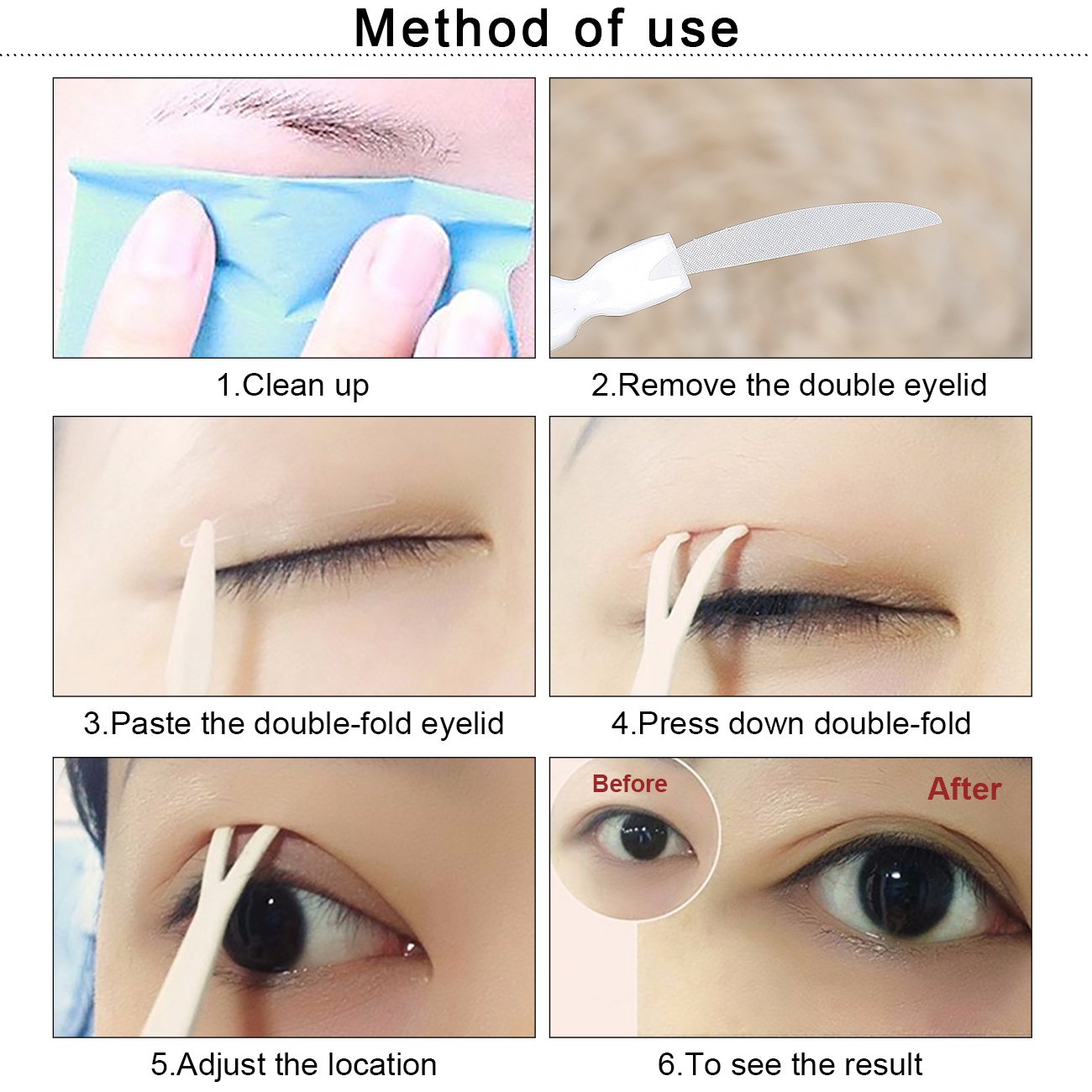 240 Pair Natural Invisible Fiber Double Eyelid Tape Stickers - Instant Eye Lift Without Surgery - Perfect for Hooded, Droopy, Uneven, or Mono-eyelids (Natural Complexion, Wide) by Lameila