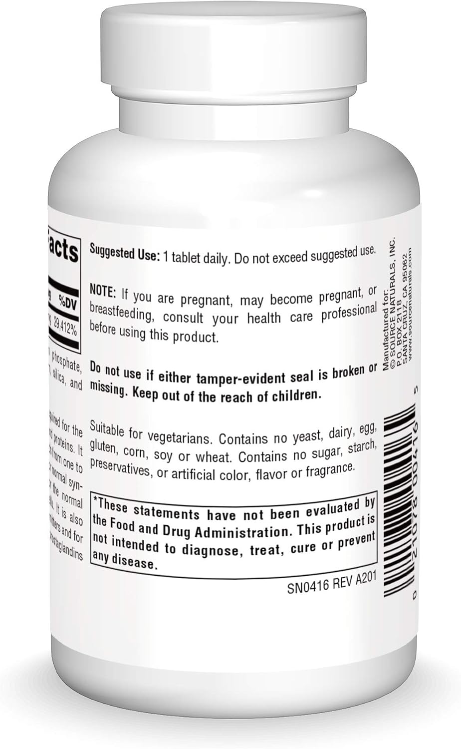 Source Naturals Vitamin B-6, 500 mg Immune System Support - 100 Tablets: Health & Personal Care