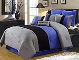 Chezmoi Collection 8 Pieces Luxury Striped