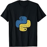 Distressed Python Logo for Engineers T-Shirt