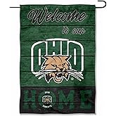 Ohio Bobcats Welcome To Our Home Double Sided Garden Yard Flag