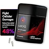 MitoQ Pure Advanced Mitochondria Supplement Superior Bioavailability to CoQ10 | Reduces Free Radical Damage for Healthy Aging, Metabolism, Heart Health, Energy, Strength & Mobility