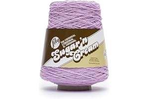 Lily Sugar N Cream Cones Orchid Yarn - 1 Pack of 400g/14oz - 100% Cotton - #4 Worsted (Medium) - 674 Yards - Knitting/Crochet