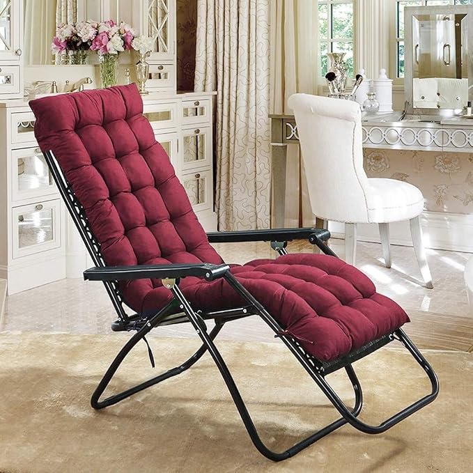 Amazon.com : Sun Lounger Cushions Pad, Portable Relaxer Chair Seat