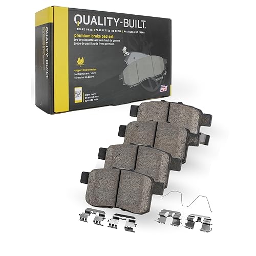 QUALITY-BUILT Premium Semi-Metallic Front Brake Pads 1001-1611AM Compatible with 2013-2019 Ford (Explorer, Police Interceptor Sedan, Police Interceptor Utility, Special Service Police Sedan, Taurus)