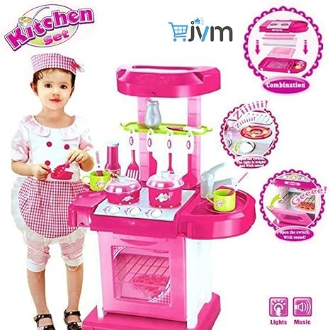 JVM Luxury Battery Operated Kitchen Play Set Super Toy for Kids