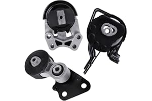 Rockplanet Front and Rear Engine Mount & Transmission Mount Kit Left & Right 3 Pcs Compatible with 07-14 Ford Edge 3.5L / 07-10 Lincoln MKX 3.5L, A5342 A5431 A5605