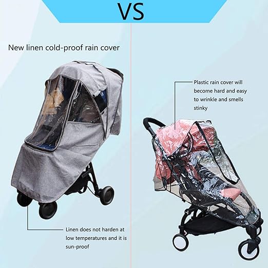 stroller rain cover with zipper