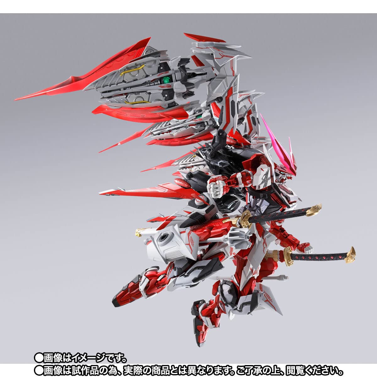 【ジャンク品】L BUILD ガンダムアストレイ レッドドラゴニクス METAL BUILD ガンダムアストレイ レッドドラゴニクス」が2次受注
