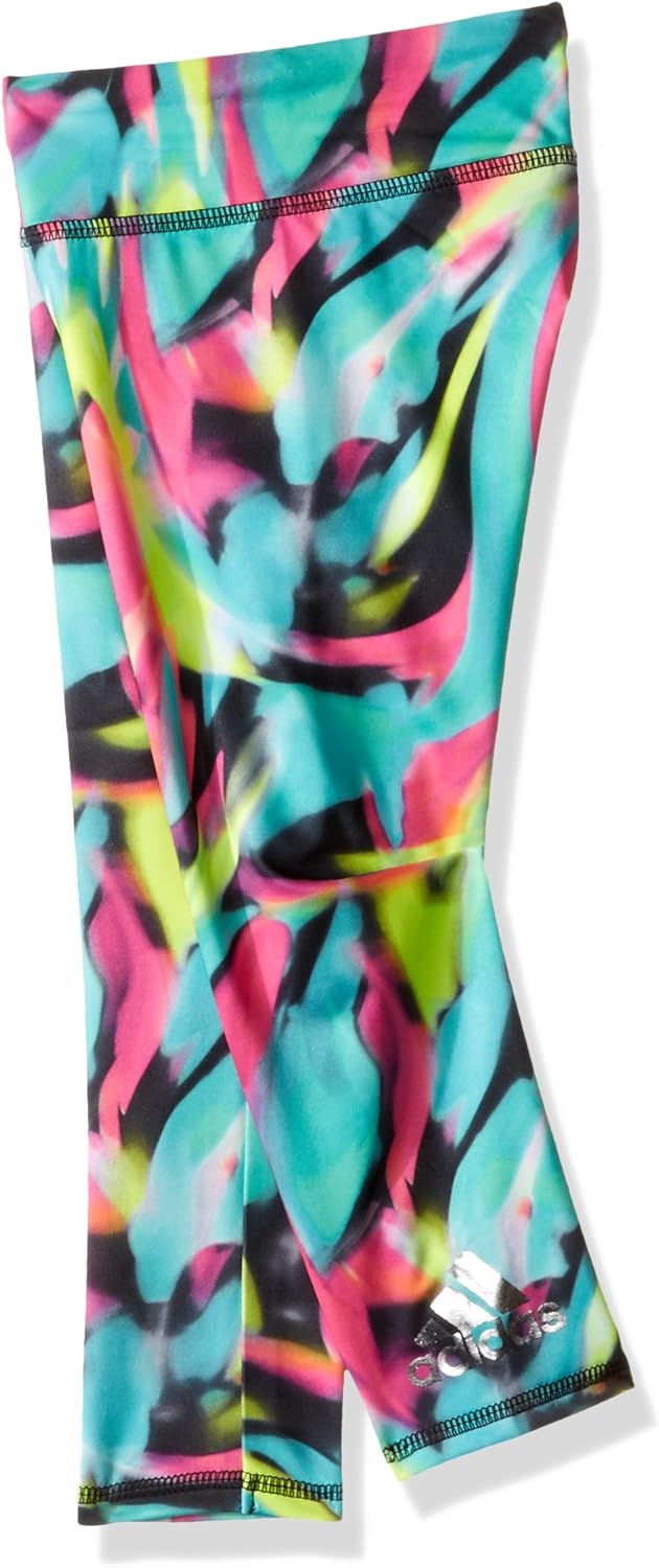 adidas Girls' Performance Tight Legging: Clothing