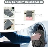 Nepfaivy Dog Steps for Bed 3-Step Non-Slip Foam Cover 60x40x40 cm view 5