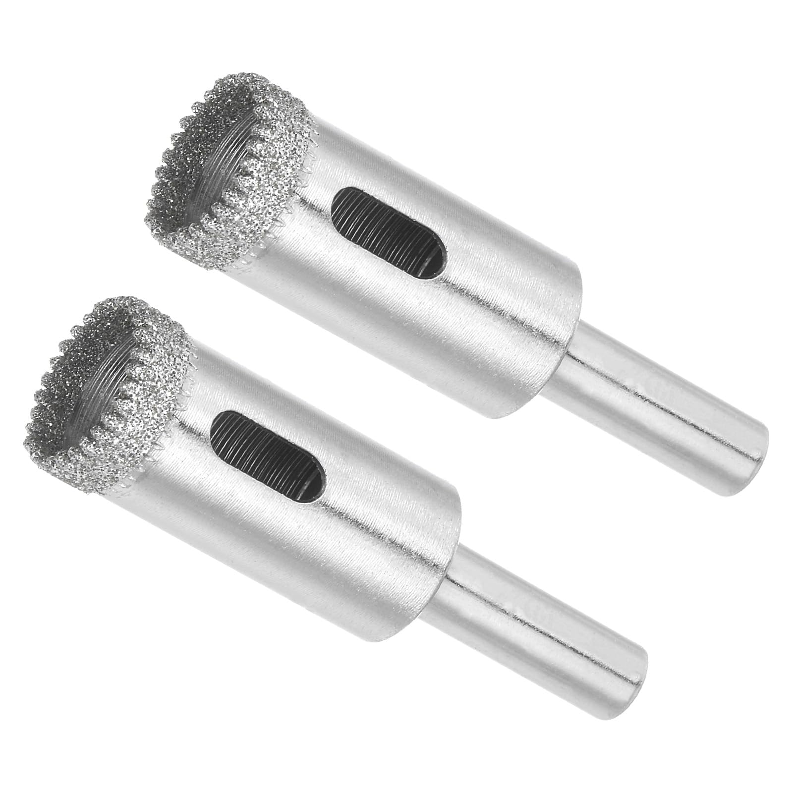 CoCud Diamond Hole Saws Drill Bits, 14mm / 9/16" Drilling Diameter, Serrated Nickel Plated Drill Bit - (Applications: for Glass Ceramic Tiles Marble Stone), 2-Pieces