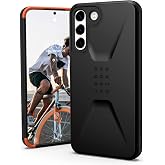 URBAN ARMOR GEAR UAG Civilian for Galaxy S22 Plus Case, Black | HyperCush Impact Protection Technology, Shock-Absorbing, Anti-Slip Traction Grip, Military Drop Tested Protection