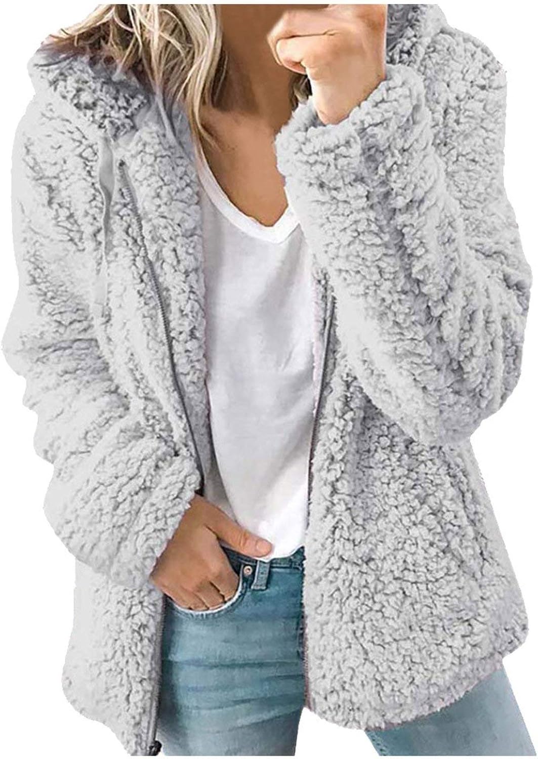 teddy bear fleece jacket