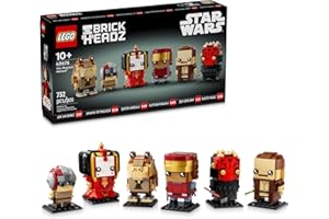 LEGO Star Wars BrickHeadz The Phantom Menace - Collectible Star Wars Figures of Annakin, Darth Maul, & More - Gift for Fans - 40676