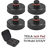 BMZX Tesla Model Y Model 3 Jack Pad Floor Jack Pad Adapter Puck Jack Lift Pad with Storage Bag (4 Packs)