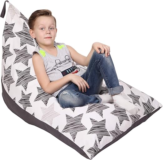 Amazon Com Stuffed Animal Storage Bean Bag Cover Only Large