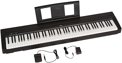 Yamaha P71 88-Key Weighted Action Digital Piano With Sustain Pedal And Power Supply (Amazon-Exclusive) best electric keyboards