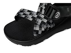 Chaco Men's MEGA Z Classic Sandal, Pixel B/W, 12