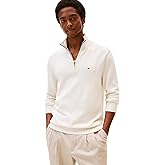 Tommy Hilfiger Mens Lightweight Pullover Quarter Zip Sweater